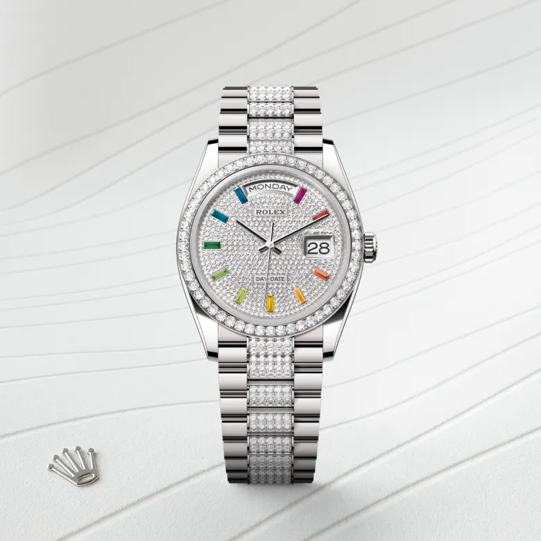 Rolex Day-Date in 18 Karat Weißgold, M128349RBR-0012 - S.M.WILD