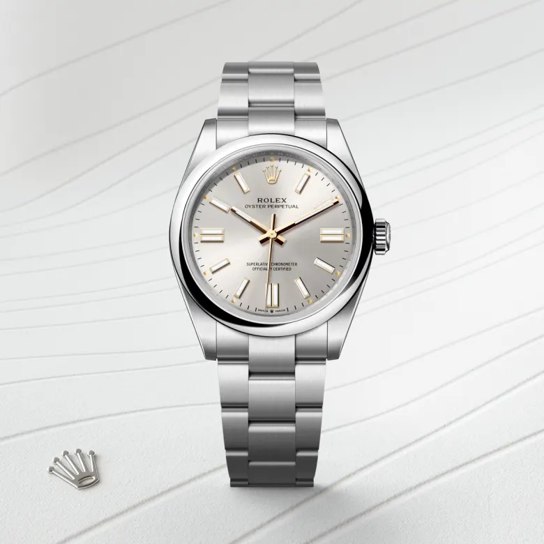 Rolex Oyster Perpetual in Edelstahl Oystersteel, M134300-0001 - S.M.WILD