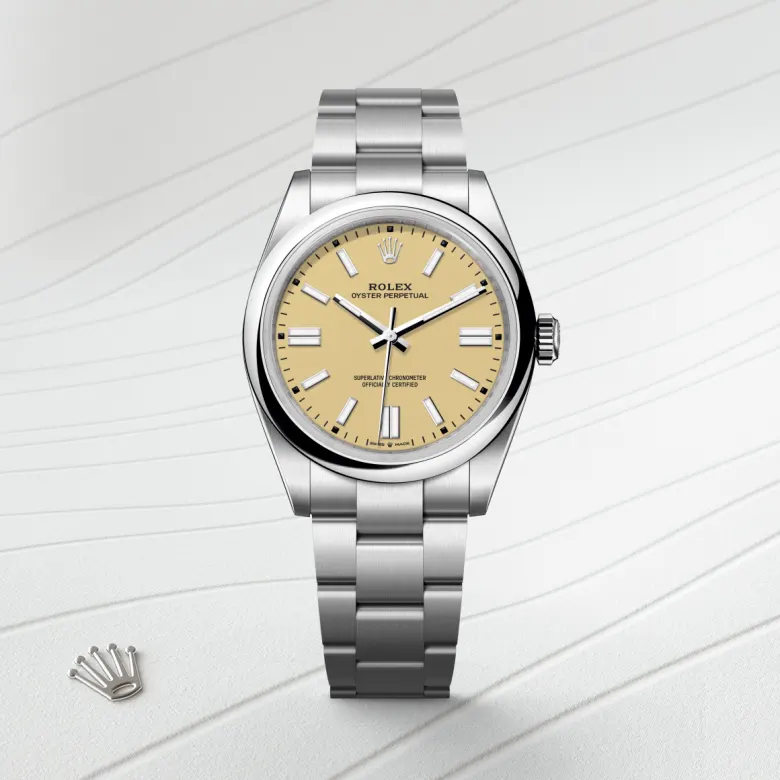 Rolex Oyster Perpetual in Edelstahl Oystersteel, M134300-0007 - S.M.WILD