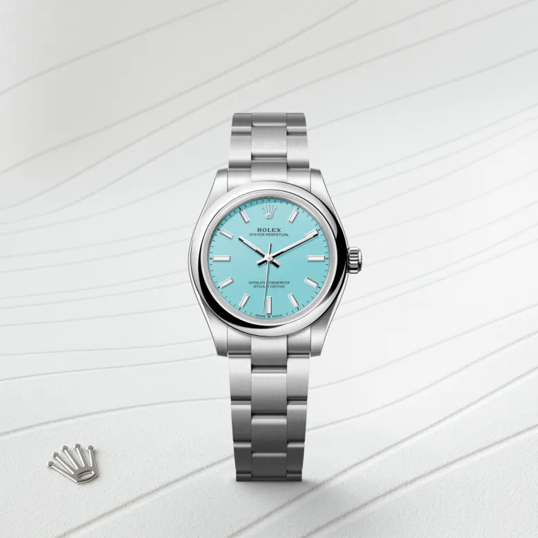 Rolex Oyster Perpetual in Edelstahl Oystersteel, M277200-0007 - S.M.WILD