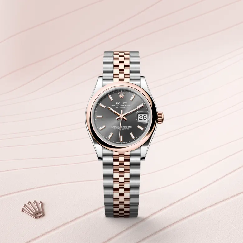 Rolex Datejust in Rolesor Everose (Kombination aus Edelstahl Oystersteel und Everose-Gold), M278241-0018 - S.M.WILD