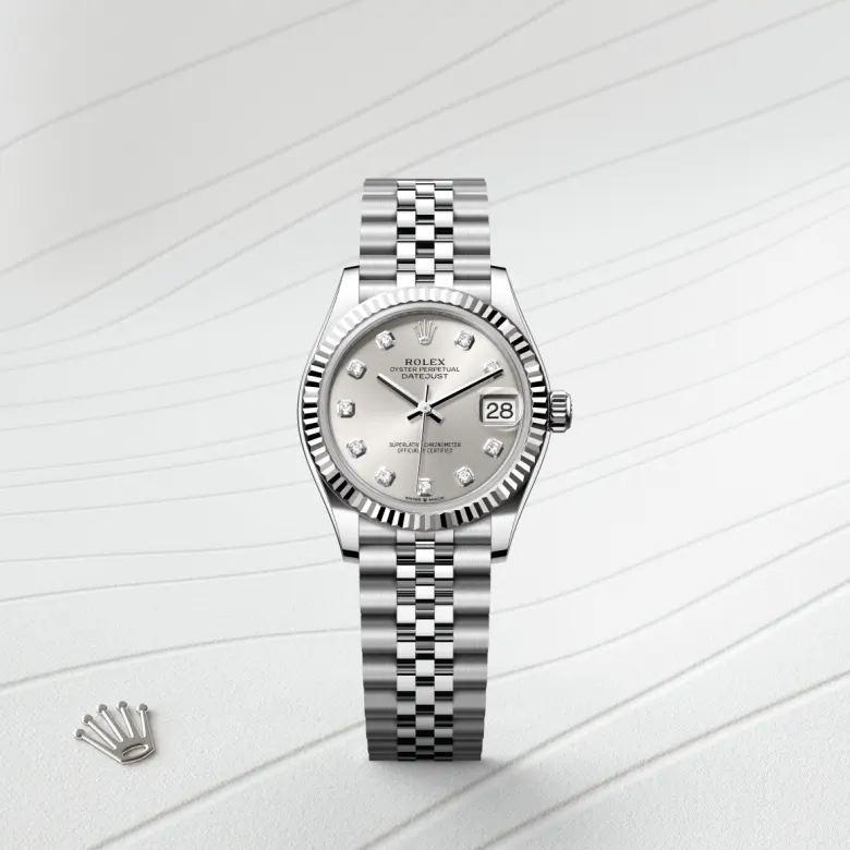 Rolex Datejust in Rolesor weiß (Kombination aus Edelstahl Oystersteel und Weißgold), M278274-0030 - S.M.WILD