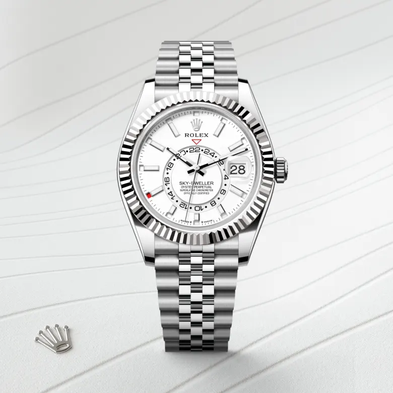 Rolex Sky-Dweller in Rolesor weiß (Kombination aus Edelstahl Oystersteel und Weißgold), M336934-0004 - S.M.WILD