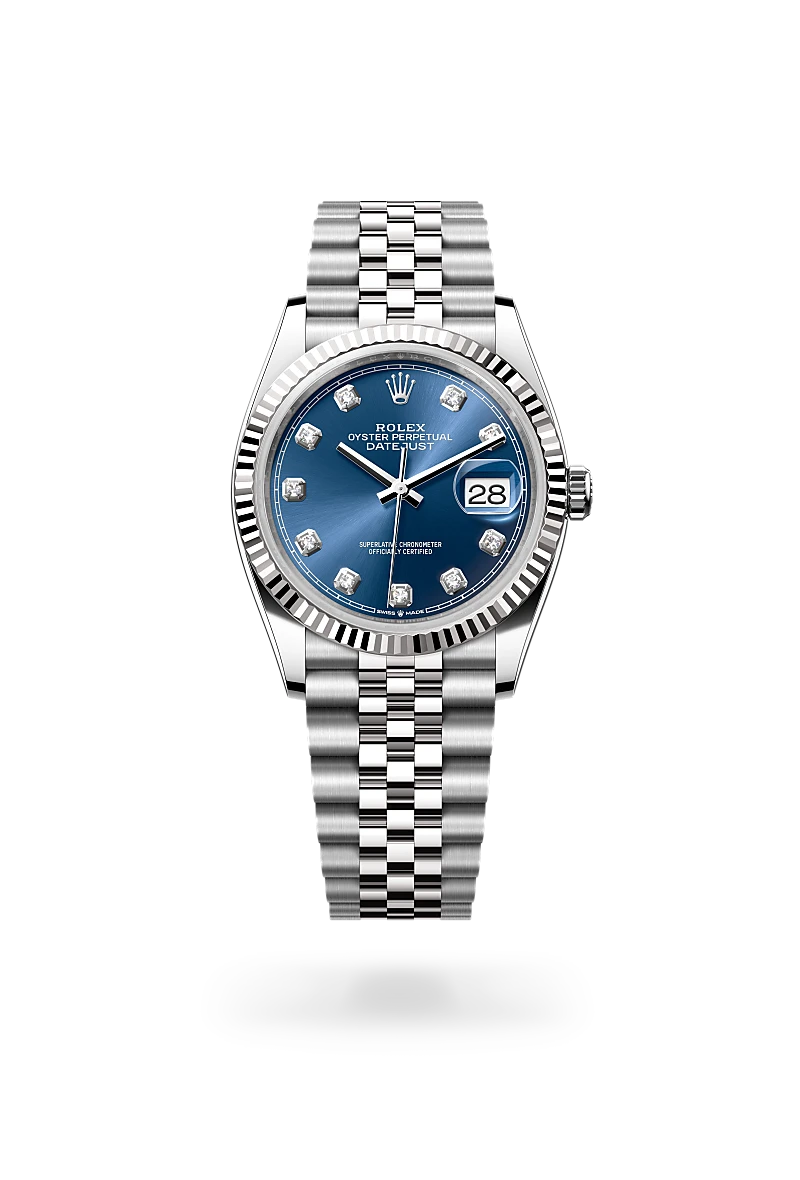 Rolex Datejust in Rolesor weiß (Kombination aus Edelstahl Oystersteel und Weißgold), M126234-0037 - S.M.WILD