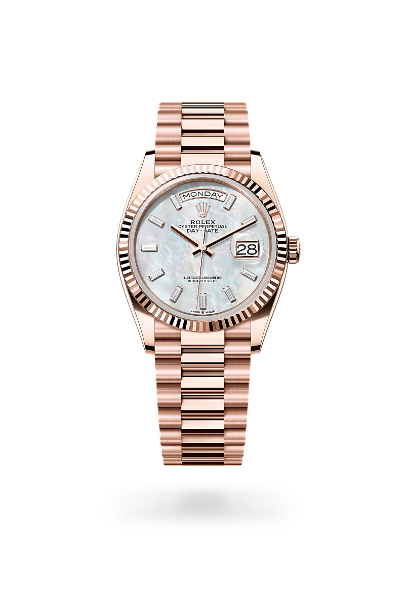 Rolex Day-Date in 18 Karat Everose-Gold, M128235-0078 - S.M.WILD