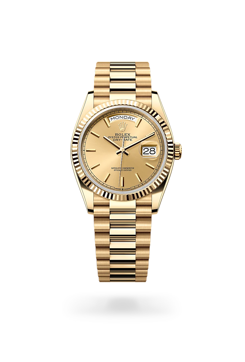 Rolex Day-Date in 18 Karat Gelbgold, M128238-0045 - S.M.WILD