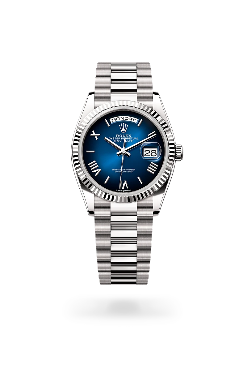 Rolex Day-Date in 18 Karat Weißgold, M128239-0063 - S.M.WILD