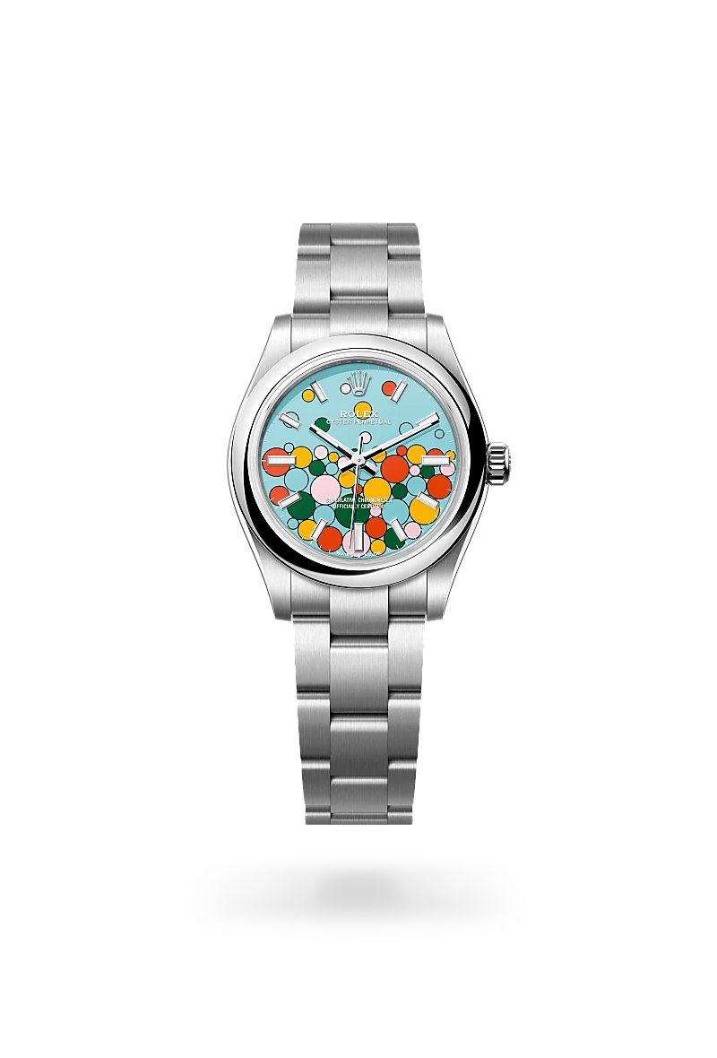 Rolex Oyster Perpetual in Edelstahl Oystersteel, M277200-0010 - S.M.WILD
