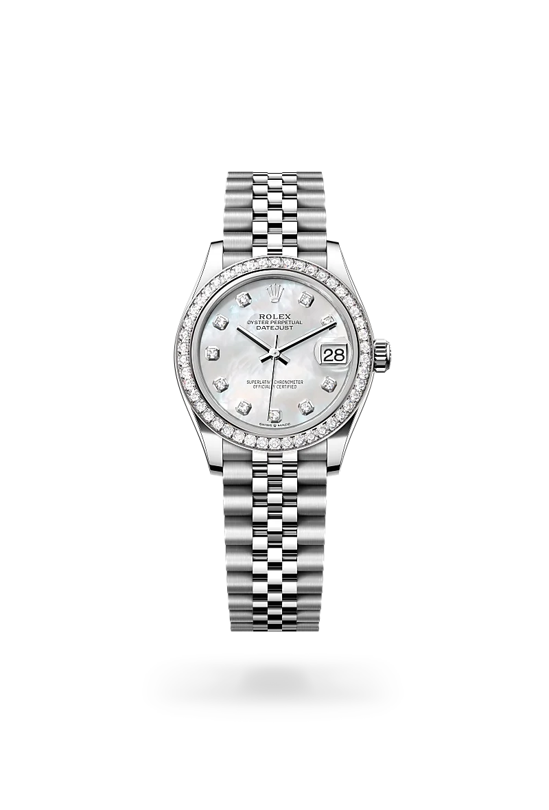 Rolex Datejust in Rolesor weiß (Kombination aus Edelstahl Oystersteel und Weißgold), M278384RBR-0008 - S.M.WILD