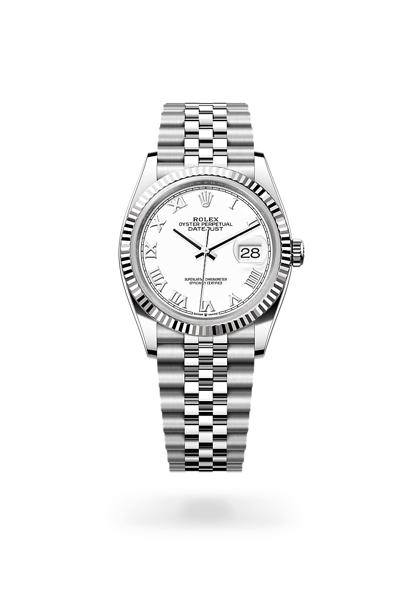 Rolex Datejust in Rolesor weiß (Kombination aus Edelstahl Oystersteel und Weißgold), M126234-0025 - S.M.WILD