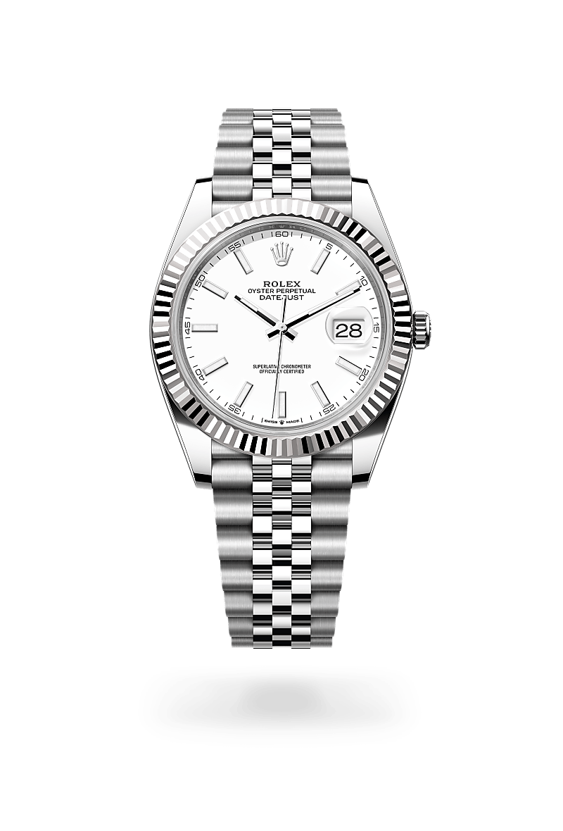 Rolex Datejust in Rolesor weiß (Kombination aus Edelstahl Oystersteel und Weißgold), M126334-0010 - S.M.WILD