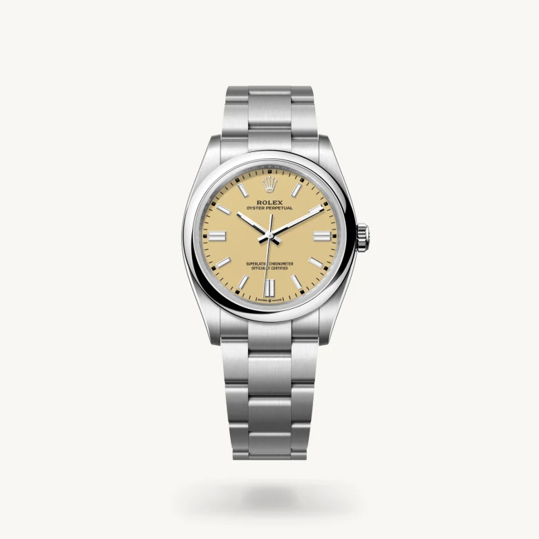 Rolex Oyster Perpetual in Edelstahl Oystersteel, M126000-0012 - S.M.WILD