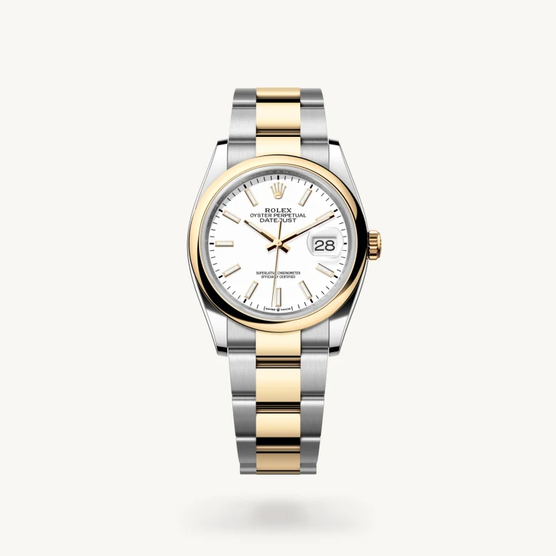 Rolex Datejust in Rolesor gelb (Kombination aus Edelstahl Oystersteel und Gelbgold), M126203-0020 - S.M.WILD