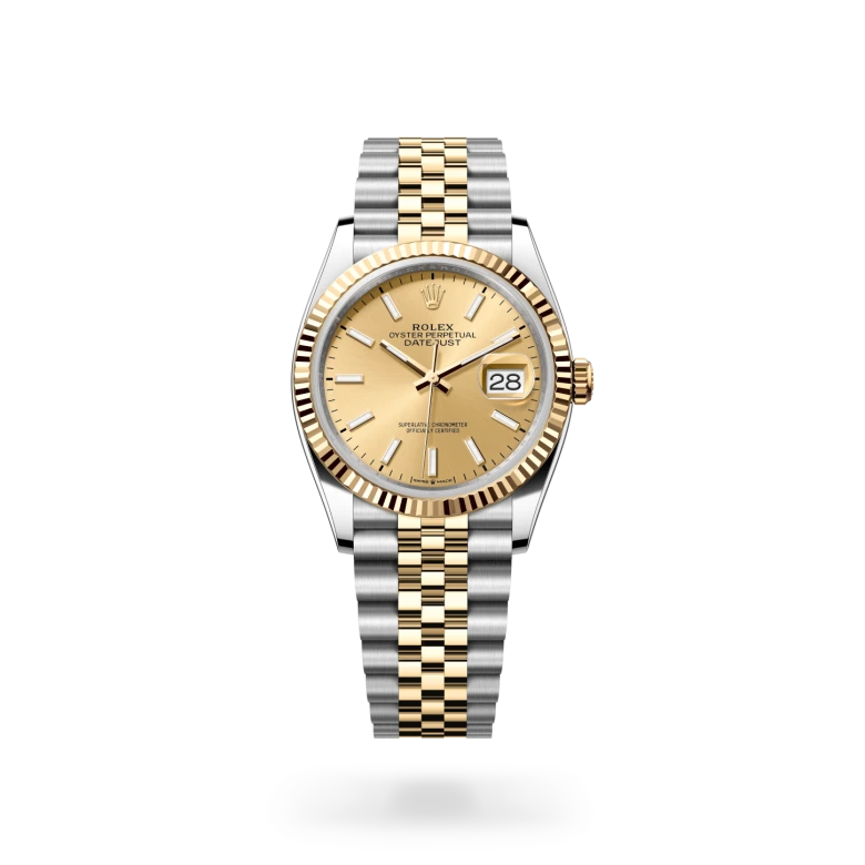 Rolex Datejust in Rolesor gelb (Kombination aus Edelstahl Oystersteel und Gelbgold), M126233-0015 - S.M.WILD