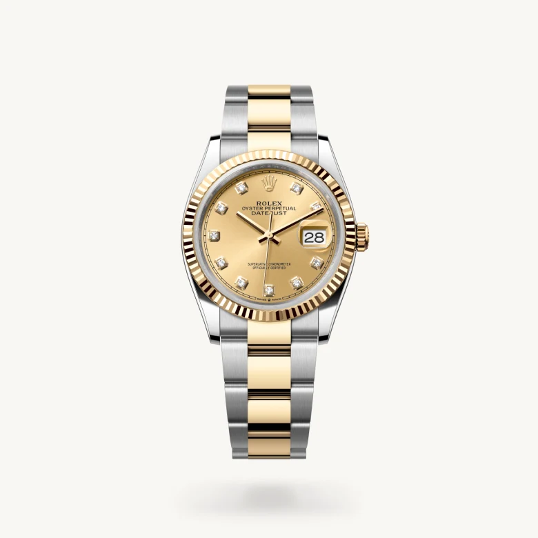 Rolex Datejust in Rolesor gelb (Kombination aus Edelstahl Oystersteel und Gelbgold), M126233-0018 - S.M.WILD