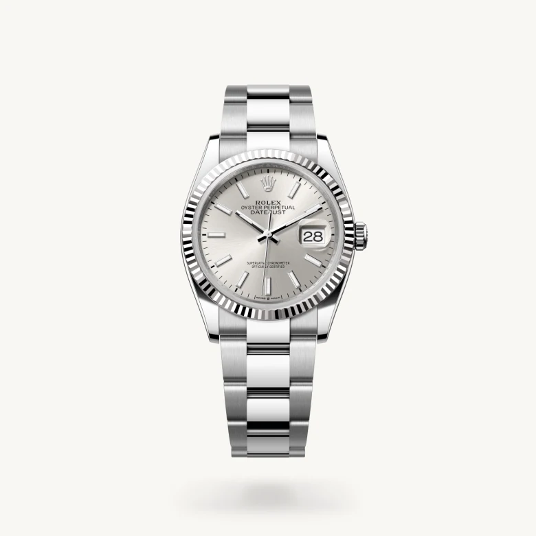 Rolex Datejust in Rolesor weiß (Kombination aus Edelstahl Oystersteel und Weißgold), M126234-0014 - S.M.WILD