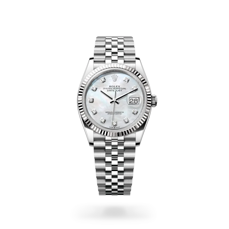 Rolex Datejust in Rolesor weiß (Kombination aus Edelstahl Oystersteel und Weißgold), M126234-0019 - S.M.WILD