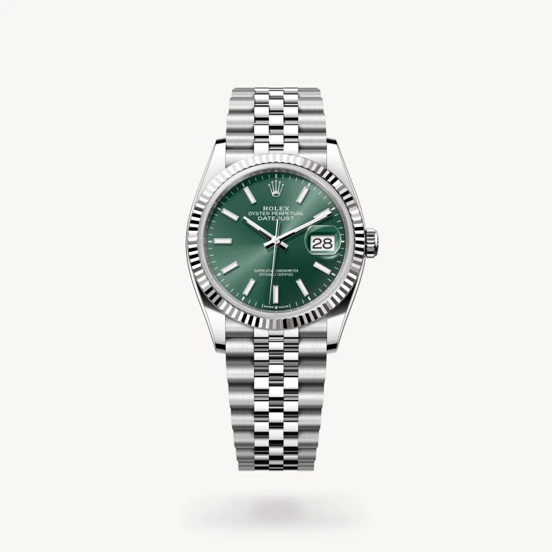 Rolex Datejust in Rolesor weiß (Kombination aus Edelstahl Oystersteel und Weißgold), M126234-0051 - S.M.WILD