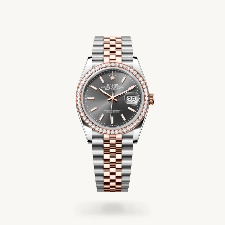 Rolex Datejust in Rolesor Everose (Kombination aus Edelstahl Oystersteel und Everose-Gold), M126281RBR-0001 - S.M.WILD