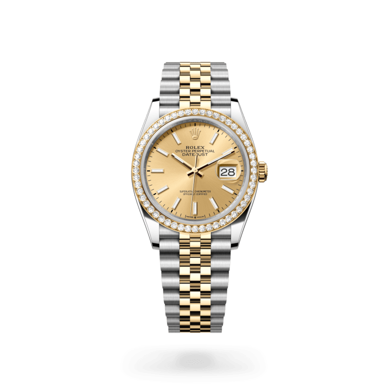 Rolex Datejust in Rolesor gelb (Kombination aus Edelstahl Oystersteel und Gelbgold), M126283RBR-0001 - S.M.WILD