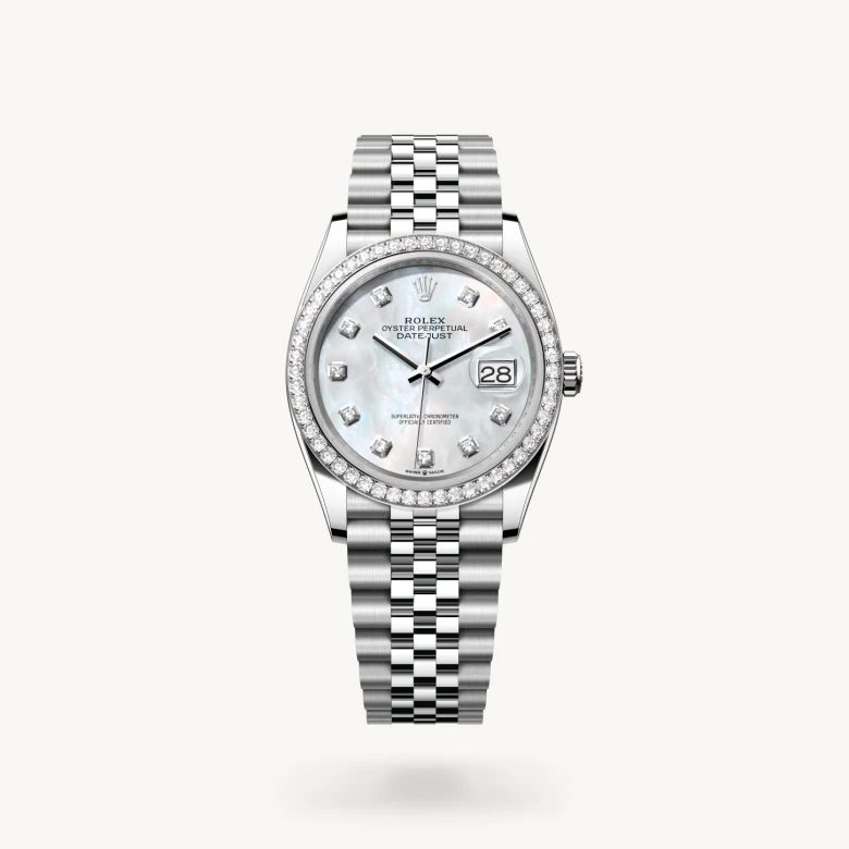Rolex Datejust in Rolesor weiß (Kombination aus Edelstahl Oystersteel und Weißgold), M126284RBR-0011 - S.M.WILD
