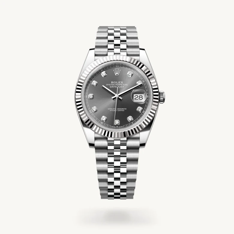 Rolex Datejust in Rolesor weiß (Kombination aus Edelstahl Oystersteel und Weißgold), M126334-0006 - S.M.WILD