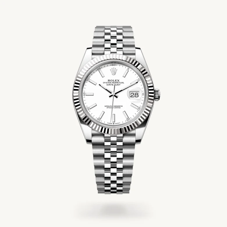 Rolex Datejust in Rolesor weiß (Kombination aus Edelstahl Oystersteel und Weißgold), M126334-0010 - S.M.WILD