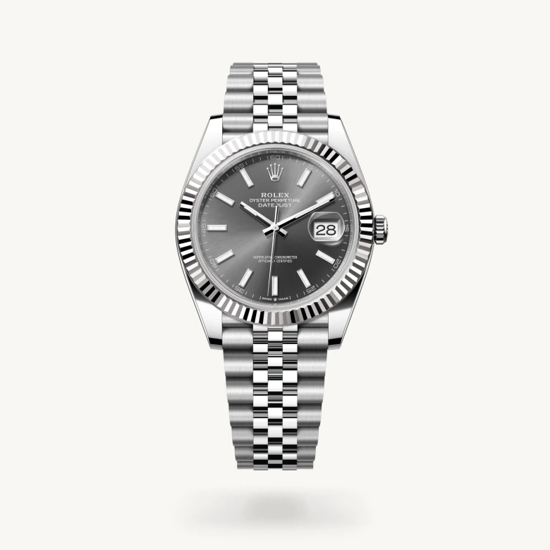 Rolex Datejust in Rolesor weiß (Kombination aus Edelstahl Oystersteel und Weißgold), M126334-0014 - S.M.WILD