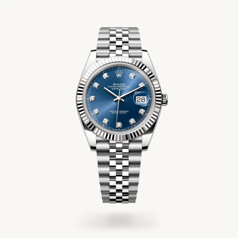 Rolex Datejust in Rolesor weiß (Kombination aus Edelstahl Oystersteel und Weißgold), M126334-0016 - S.M.WILD