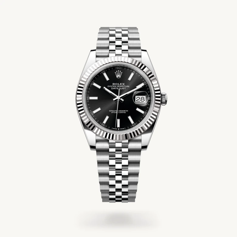 Rolex Datejust in Rolesor weiß (Kombination aus Edelstahl Oystersteel und Weißgold), M126334-0018 - S.M.WILD