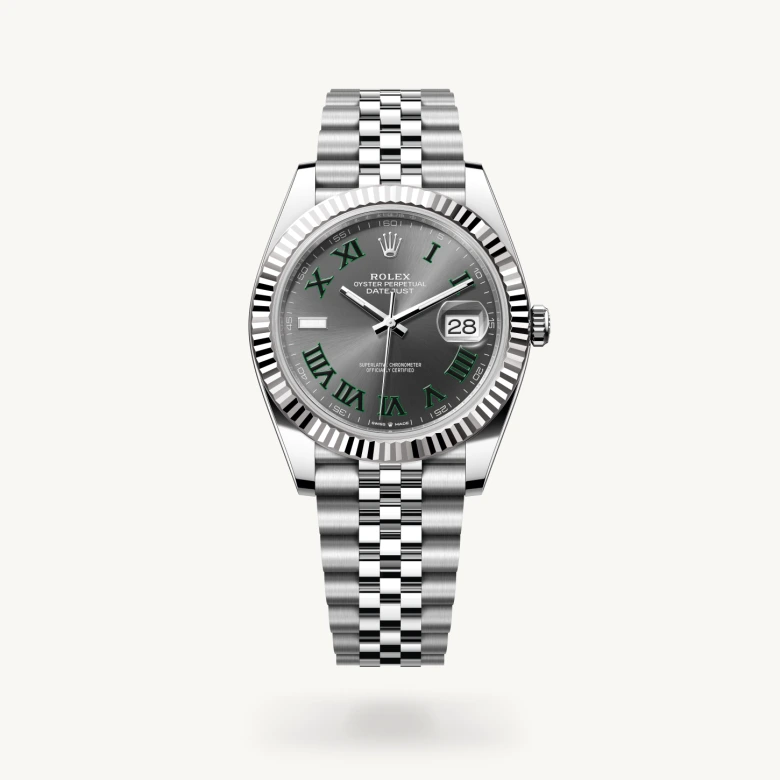 Rolex Datejust in Rolesor weiß (Kombination aus Edelstahl Oystersteel und Weißgold), M126334-0022 - S.M.WILD