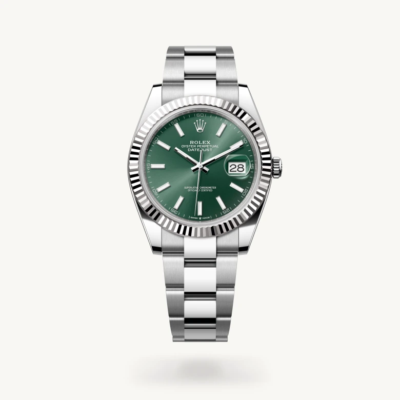 Rolex Datejust in Rolesor weiß (Kombination aus Edelstahl Oystersteel und Weißgold), M126334-0027 - S.M.WILD