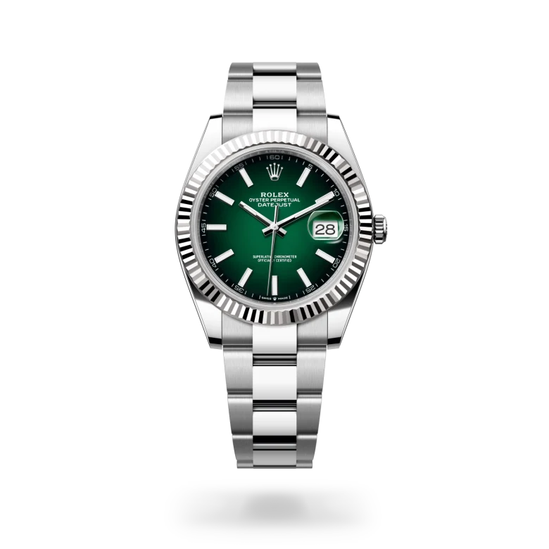 Rolex Datejust in Rolesor weiß (Kombination aus Edelstahl Oystersteel und Weißgold), M126334-0033 - S.M.WILD