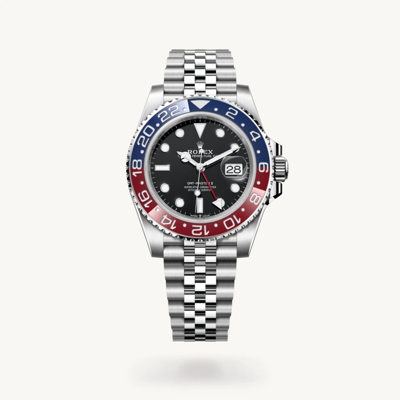 Rolex GMT-Master II in Edelstahl Oystersteel, M126710BLRO-0001 - S.M.WILD