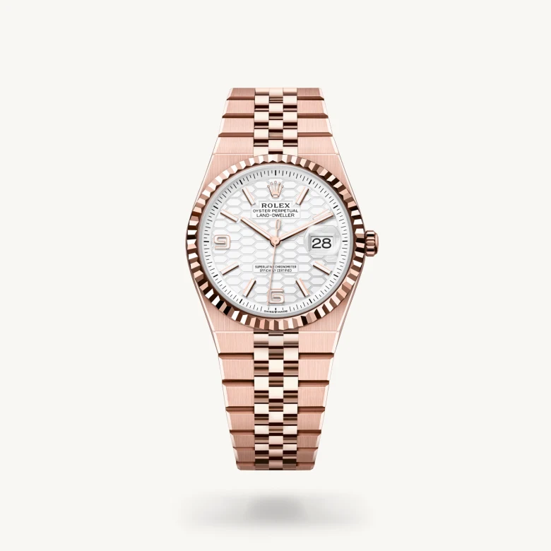 Rolex Land-Dweller in 18 Karat Everose-Gold, M127235-0001 - S.M.WILD