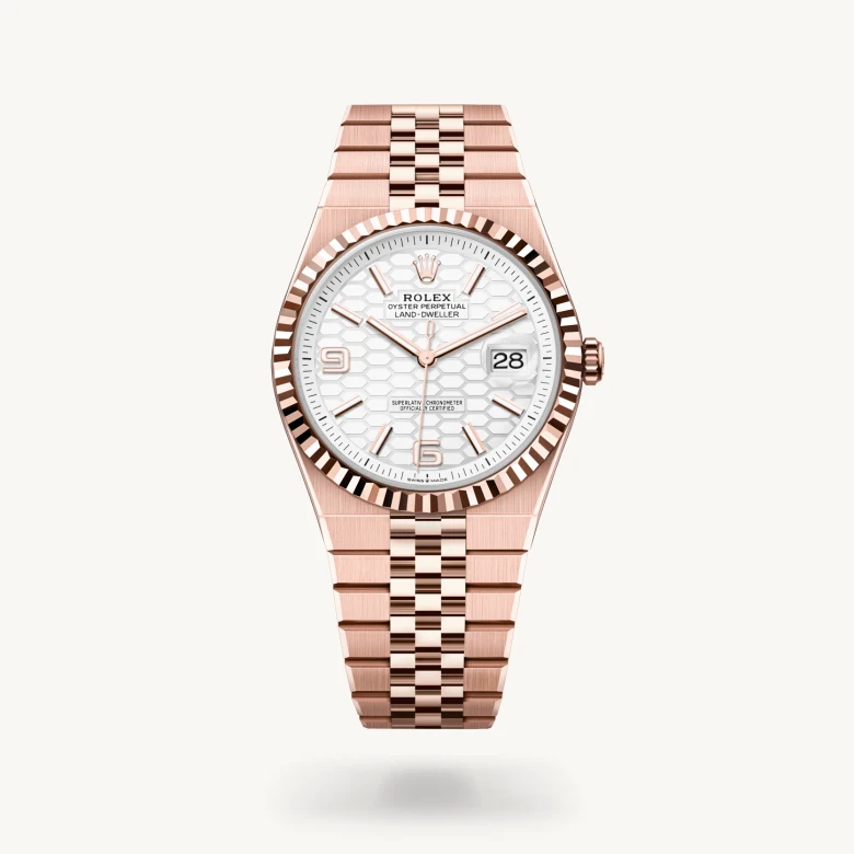 Rolex Land-Dweller in 18 Karat Everose-Gold, M127335-0001 - S.M.WILD