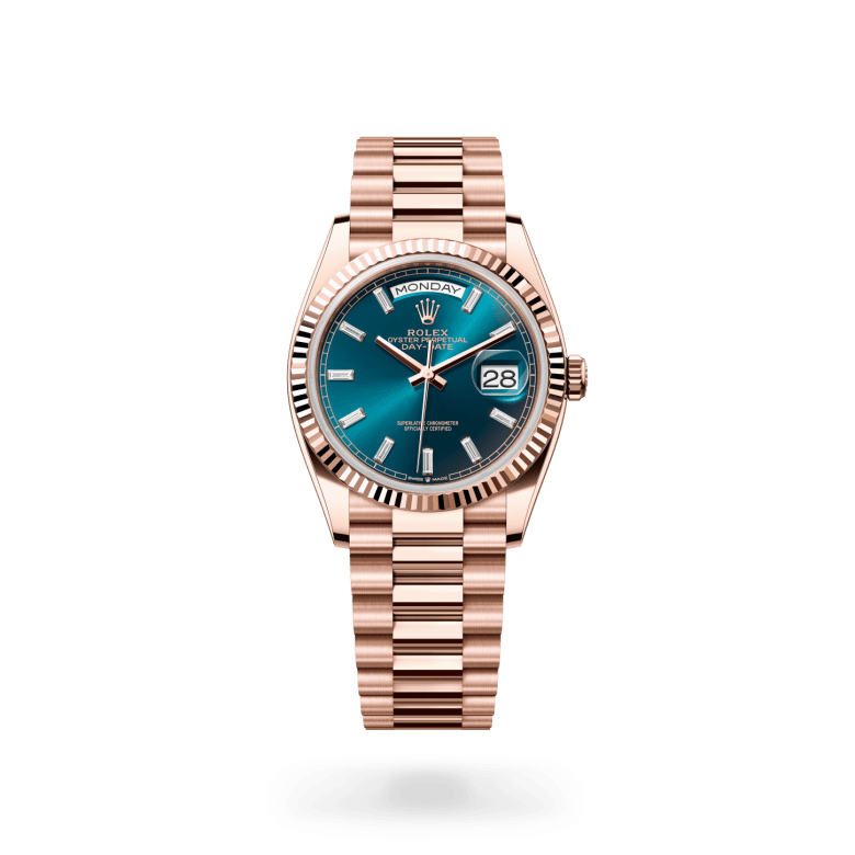 Rolex Day-Date in 18 Karat Everose-Gold, M128235-0085 - S.M.WILD