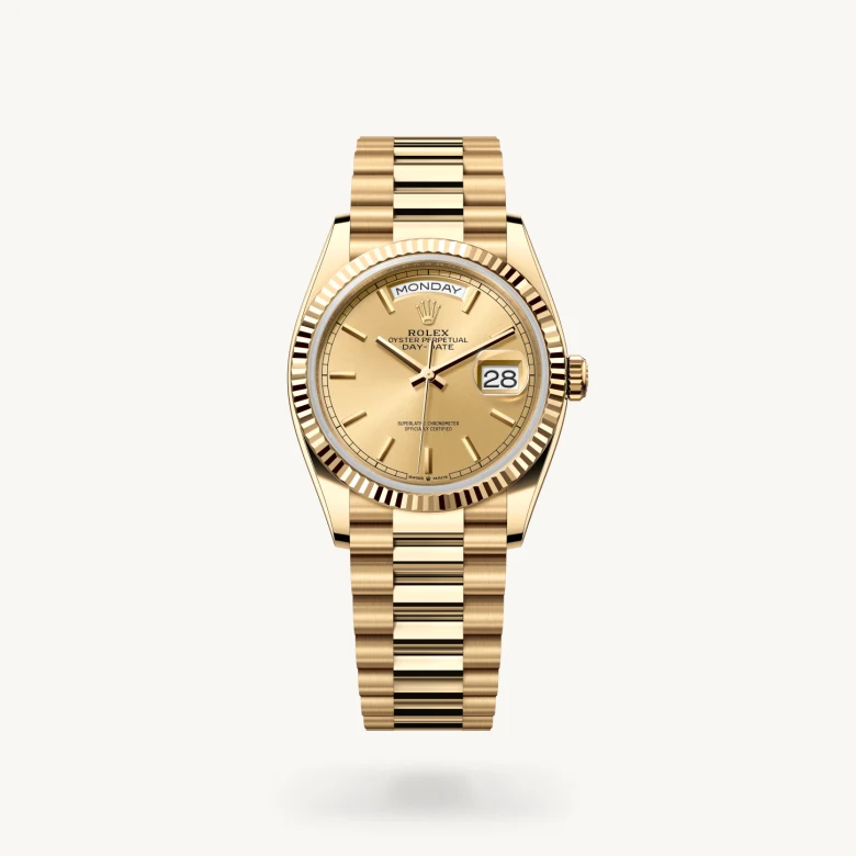Rolex Day-Date in 18 Karat Gelbgold, M128238-0045 - S.M.WILD