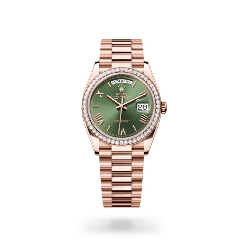 Rolex Day-Date in 18 Karat Everose-Gold, M128345RBR-0085 - S.M.WILD