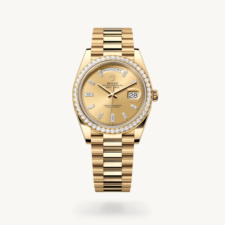 Rolex Day-Date in 18 Karat Gelbgold, M228348RBR-0002 - S.M.WILD