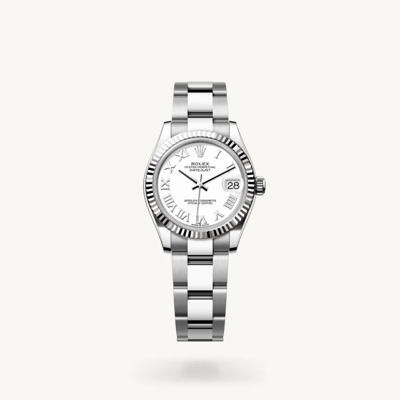 Rolex Datejust in Rolesor weiß (Kombination aus Edelstahl Oystersteel und Weißgold), M278274-0009 - S.M.WILD