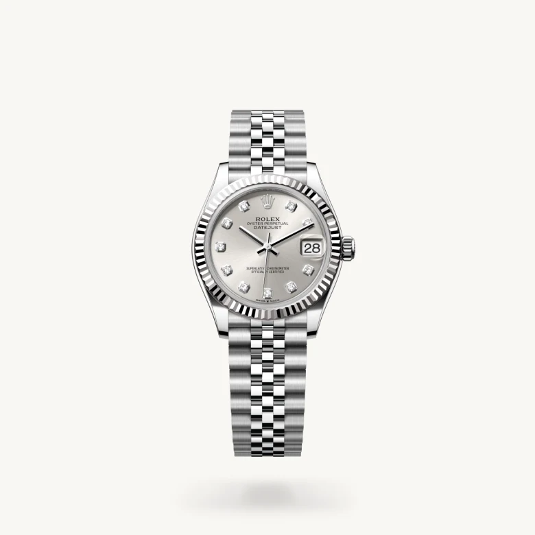 Rolex Datejust in Rolesor weiß (Kombination aus Edelstahl Oystersteel und Weißgold), M278274-0030 - S.M.WILD