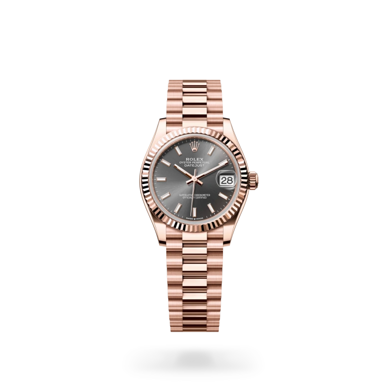 Rolex Datejust in 18 Karat Everose-Gold, M278275-0027 - S.M.WILD