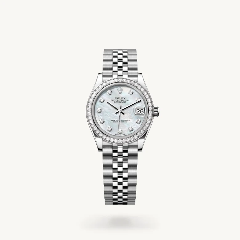 Rolex Datejust in Rolesor weiß (Kombination aus Edelstahl Oystersteel und Weißgold), M278384RBR-0008 - S.M.WILD