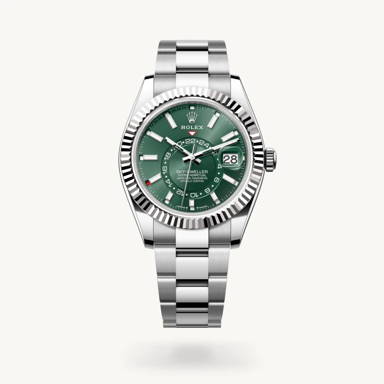 Rolex Sky-Dweller in Rolesor weiß (Kombination aus Edelstahl Oystersteel und Weißgold), M336934-0001 - S.M.WILD
