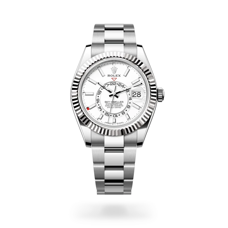 Rolex Sky-Dweller in Rolesor weiß (Kombination aus Edelstahl Oystersteel und Weißgold), M336934-0003 - S.M.WILD
