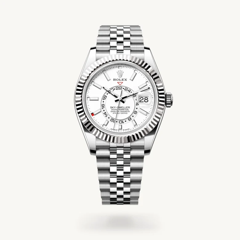 Rolex Sky-Dweller in Rolesor weiß (Kombination aus Edelstahl Oystersteel und Weißgold), M336934-0004 - S.M.WILD